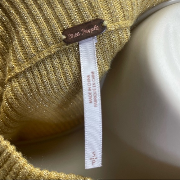 Free People Golden French Girl Sweater Dress w/ Belt - Picture 8 of 9